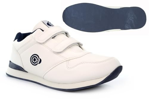 Mens Bowling Shoes Mens Lawn Bowling Shoes Mens Bowls Trainers Mens Lawn Bowling Trainers Mens Lawn Bowls Shoes Mens Lawn Bowls Shoes Touch Fastening White 9 UK