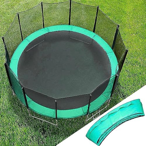 ZJEZCGQP Bâche De Protection pour Trampoline Ø 244/305/366/426 pour Trampoline De Jardin Jumper Protection des Bord De Protection, Indéchirable, pour La Plupart des Trampolines-Q||10FT/305cm
