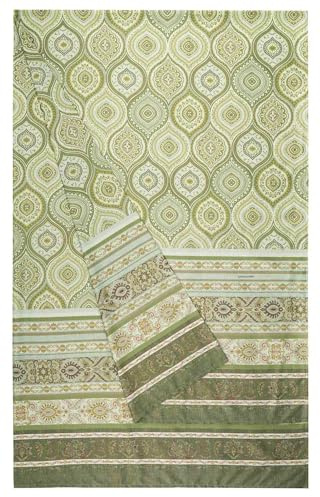 Bassetti Hanbury Foulard aus 100% Baumwolle in der Farbe Muschio V1, Maße: 180x270 cm -9330047
