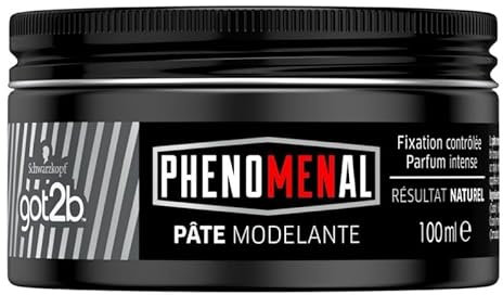 GOT2B Pâte Modelante Phénoménale 100ML - Pour Cheveux avec Contrôle Maximum - Laque et Gel Coiffant de Qualité Superior - Le Lot De 3