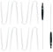 Neyared 10PCS Hearing Aid Tubes NHS with Cleaning Brush, Transmitting Clear Sound