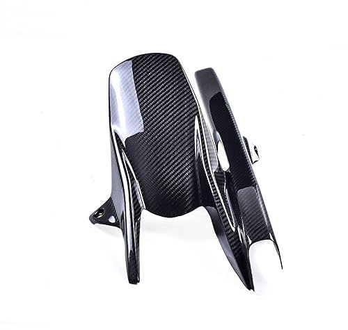 DZSHONGXINSM Motorcycle Fender Splash Guard Bracket Dry Full Carbon Fiber Motorcycle Modified Rear Fender Chopper Mudguard Chain Guard For BMW For S1000RR 2009-2014 For S1000R 2014+ Mudguard