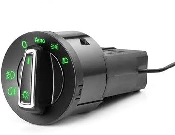 Auto Scheinwerferschalter Für Skoda Für Fabia Auto Scheinwerfer Nebelscheinwerfer Schalter Automatische Scheinwerfer Nebelscheinwerfer Schalter Mit Eingebautem Sensor Auto Scheinwerfer Lichtschalter