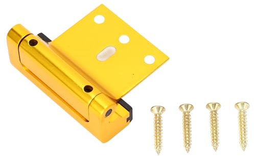 Sicherheitsschloss Wohnungstür Für Schlafzimmer-Garage, Sicherheitsschloss Haustür Kindersicherer Verstärkter Aluminiumverschluss Mit Einer Tragkraft Von 800 Lbs Türschloss Haustür (Gold)