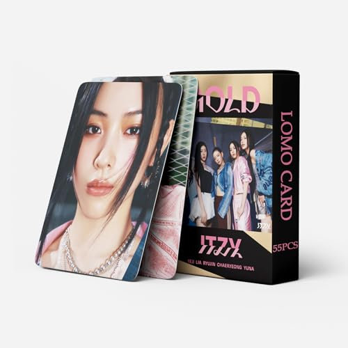 Yuto itzy Photocards Album Gold Fotokarten Geschenk Lomo Cards Merch für itzy Jungen und Mädchen