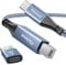 Printer Cable 6M USB A&USB C to USB-B 2.0 USB A to USB C Female Adapter for MacBook Pro, USB C MIDI Cable New Nylon Braided Never Rupture for Yamaha Casio Digital Piano