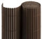 jarolift Canisse en PVC, Brise Vue en PVC pour Jardin, Balcon, Terrasse et Piscine, Pare-Vue Revêtement de Balcon Clôture Renforcées Résistantes aux UV et aux Intempéries, 100 x 400 cm, Marron