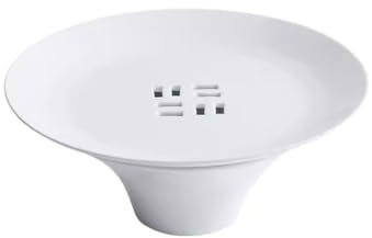 TGDGFKIAS Grandes Assiettes à dîner, Assiettes à dîner empilables et réutilisables en céramique Blanche