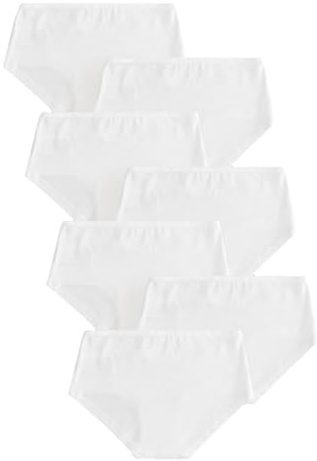 NEXT Mädchen Hipster-Slips, 7er-Pack Weiß 92-98