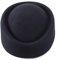 Lawliet, Fascinator aus Wollfilz, Hochzeitshut, Pillenbox-Hut für Damen, schöner Hostessen-Hut Gr. Einheitsgröße, schwarz