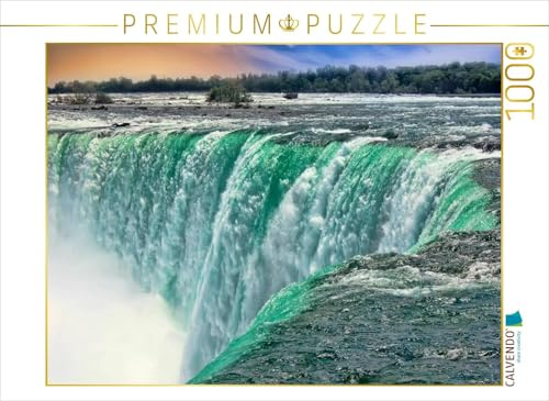 CALVENDO Puzzle Niagarafälle - American Falls und Horseshoe Fall | 1000 Teile Lege-Größe 64 x 48 cm Foto-Puzzle für glückliche Stunden