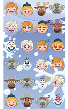 Jerry Fabrics Badetuch Frozen Emoji
