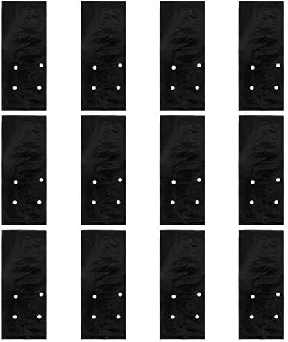 DOITOOL Sacchetti da Vivaio da 100 Pezzi per Piante Coltivano Sacchetti Vasi da Semina per Piante in Plastica con Fori Traspiranti per Forniture da Vivaio da Giardino (25X17x0. 1 Cm)