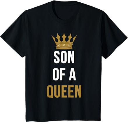 Kinder Mutter Und Sohn Partner Outfit Son Of A Queen Partnerlook T-Shirt