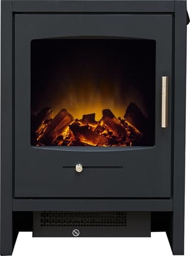 Adam Bergen Electric Stove in Charcoal Grey