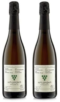 art.project | Prosecco DOC Treviso | Organic, Sustainable and Vegan Sparkling Wine | 75cl x 2 | 11% Vol.