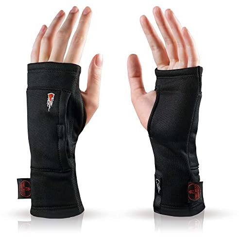 THE HEAT COMPANY - Heat Tube - Fingerlose Handschuhe: Damen, Herren, Kinder - Premium Qualität - Pulswärmer - Handstulpen für den Winter - Handschuhe ohne Fingerkuppen: Halbfinger Handschuhe