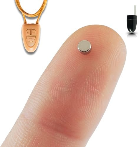 PingaOculto Spion Kopfhörer Bluetooth für Prüfung Mini Nano Unsichtbare Kopfhörer für Handy mit Mikrofon - Unsichtbar Ohrhörer Kabellos Headset Spicker (Spion Kopfhörer Nano V4 + VIP Pro UltraMini)