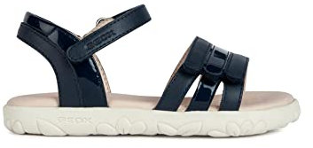 Geox Fille J Haiti Girl Sandal, Bleu Marine, 31 EU