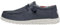 HEYDUDE Wally Stretch Canvas - Chaussures pour Hommes - Baskets avec Semelles Confortables - Style Mocassin, Blue, 41