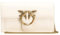 Pinko Damen Love ONE Wallet Liebe EINE GELDBÖRSE C Vitello, Z14Q_Bianco SETA-Antique Gold