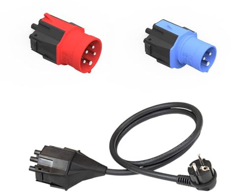 NRGkick Steckeraufsatz Set Standard (EU) | Schuko EU + 16A 5Pol + 16A 3Pol | Adapter