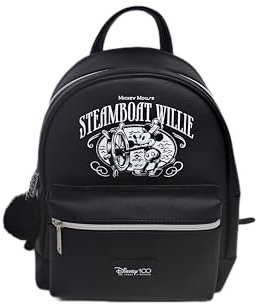 Nomadict Rucksack Fashion Gaming Mickey Steamboat – inklusive Aufbewahrungstasche für Konsole – offizielles Disney-Lizenzprodukt
