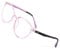 ATOM 100% UV Protection Kids Blue Light Blocking Glasses - Suitable for kids aged between 5 to 12 Years Children Blue Light Blocking Glasses for Boys (Transparent Pink - Black + Purple)