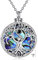 YFN Baum des Lebens Urne Halskette Sterling Silber Yin Yang Asche Anhänger Kette Kremation keltischen Schmuck Andenken Geschenke für Damen Männer