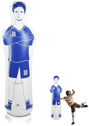 equlup Manichino Gonfiabile per Allenamento di Calcio, Manichino da Calcio Gonfiabile Portiere Manichino da Allenamento per Calcio Difensore Calcio Libero