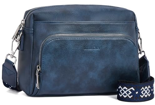 MUIIKOLA Cross Body Bag Women,Crossbody Bags For Women,PU Leather Phone Bags Card Holder Purse and Shoulder Bag,with Adjustable Strap