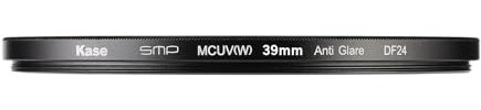 Kase SMP MCUV III Schlanker UV-Filter, mehrfach vergütet, gehärtetes optisches Glas, Anti-Flare, geringe Reflexion (39 mm)