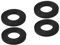 NIYANGLE 2 Ensembles De Choc Top En Caoutchouc Anneau D'Absorption Des Chocs Pad D'Absorption Des Chocs Bague D'Amortisseur Joint Automatique Rondelle Anneau 2 pièces * 2