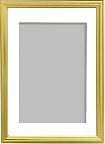 Antique Style Gold Photo Frame with white mount (Gold, A3 Frame for A4 Picture size)