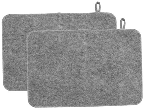 mivceklw Spa Cushion Cover, Water Absorbent Pad, Sauna Seat Protector, Non-slip Sauna Mat, Heat Insulation Mat, Set Of 2 Felt Sauna Seat Covers For Home And Spa Steam Room Use