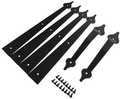 UKCOCO Mehrzweck Scheunentorgriff Aus Kohlenstoffstahl Langlebiger Türgriff Für Garagentor Lagerhaustür Mit Elegantem Design Und Einfacher Montage