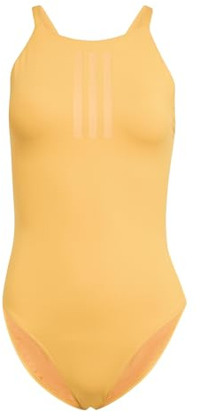 adidas Women's 3-Streifen HIGH Neck 2-Way Straps PEACHSOFT Badeanzug