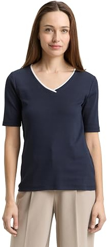 T-Shirt mit V-Ausschnitt