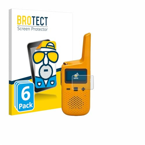 BROTECT Schutzfolie für Motorola Talkabout T72 | 6 Stück Entspiegelnder Displayschutz Made in Germany Matte Displayschutz-Folie Anti-Reflex Anti-Fingerprint Einfache Montage