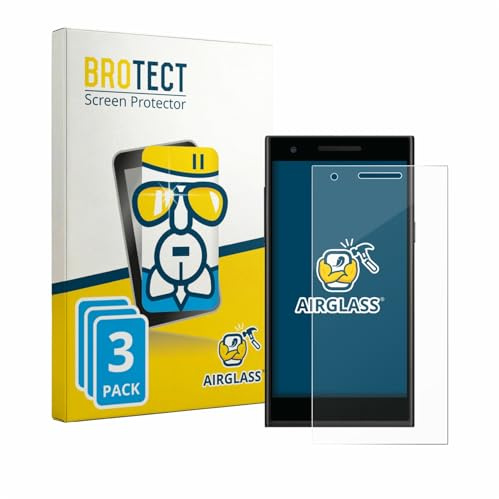 BROTECT 3 Stück Schutzglas für Philips S396 Schutzfolie Panzer Folie Glas Made in Germany [Extrem Kratzfest 9H, Anti-Fingerprint, Ultra-Transparent]