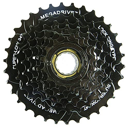 SunRace Mfm300 7-Speed Freewheel 14-34t Black Kassetten, Schwarz, ESTANDAR