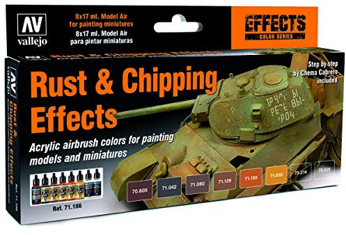 Vallejo Model Air Set 71186 Rust & Chipping Effects (8)