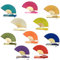 FANSOF.FANS Pack of 10 Silk Fabric Fan with a Tassel Grade A Bamboo Ribs Wedding Party Favour Handheld Fan (Mix Colors)