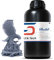 Siraya Tech Build 3D-Druckerharz Hochauflösendes Nicht sprödes klopfbares Engineeringharz 405nm UV-Härtung Standard Photopolymer Rapid Resin für LCD DLP 3D-Druck (Schallgrau, 1kg)
