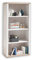 Stella Trading ROMANCE Regal in Sibiu Lärche Optik, San Remo - Modernes Bücherregal mit 4 offenen Fächern - Vielseitiges Büro Aktenregal Standregal mit viel Stauraum - 76 x 163 x 38 cm (B/H/T)