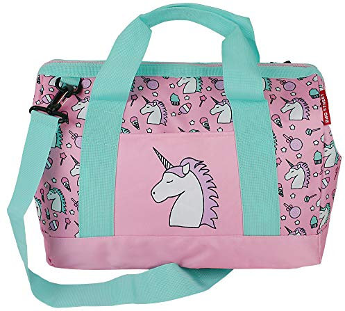 BAG STREET INTERNATIONAL Baby Wickeltasche Große Babytasche Pflegetasche aufklappbar Kinder Reisetasche Multifunktions-Tasche 24 l Volumen (Pink)