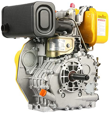 Pro-Lift-Montagetechnik Dieselmotor 6PS Handstarter 4,4kW Stromerzeuger Rüttelplattenmotor GoKart Minitraktor