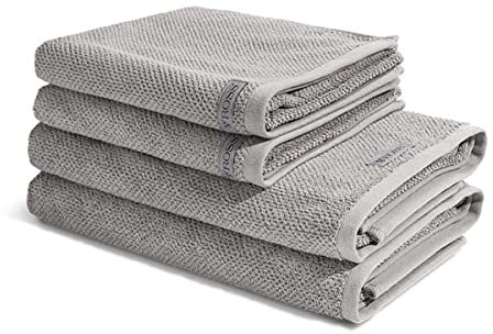 Ross - Selection - Organic Cotton - 2 X Handtuch 2 X Duschtuch - im Set (4er Set Flanell)