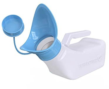 Innovative Designworks Female Urinal Spill Proof 32 oz (1 Pack) - Urinal for Women - Pee Funnel - Women Bed Pan - Portable Urinals for Women - Sturdy Female Urination Device for Car Travel, Road