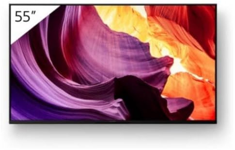 SONY FWD-55X80K Affichage de Messages 139,7 cm (55) LCD WiFi 450 CD/m² 4K Ultra HD Noir Android 10
